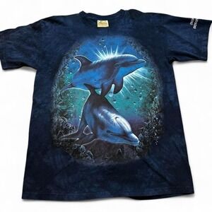 Vintage the Mountain dolphins navy blue T-shirt size XL